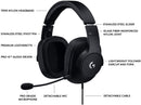 Logitech G Pro Gaming Headset with Pro Grade Mic- for Pc, Mac, Xbox One, Playstation 4, Nintendo Switch