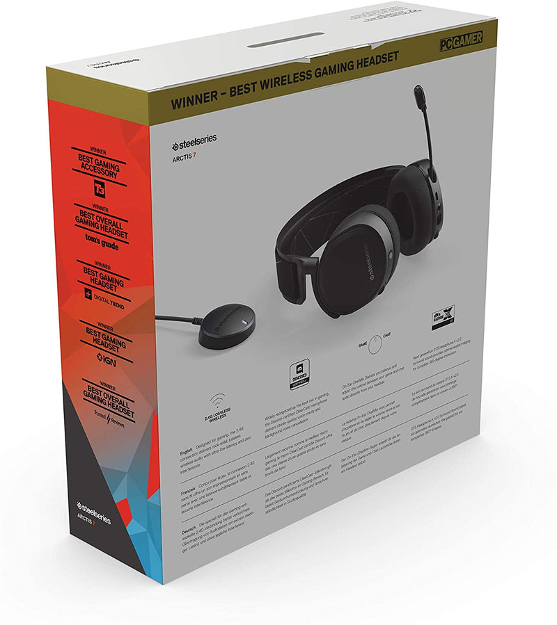 SteelSeries Arctis 7 - Lossless Wireless Gaming Headset with DTS Headphone