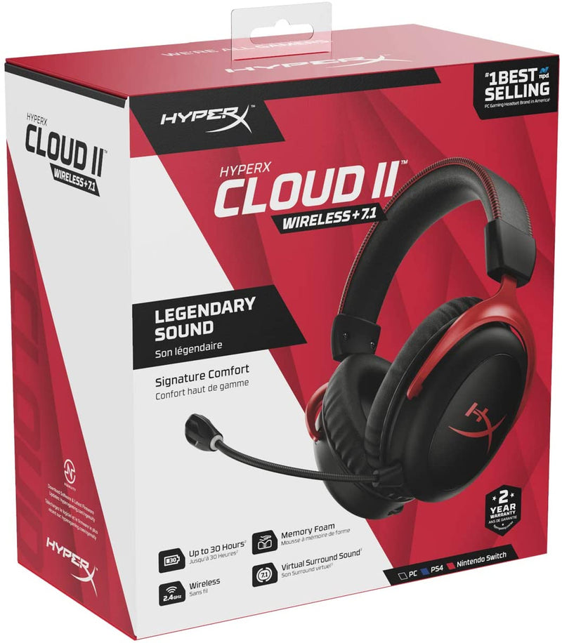 HyperX Cloud II Wireless Gaming Headset Elite Games
