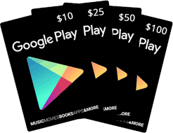 Google play cards